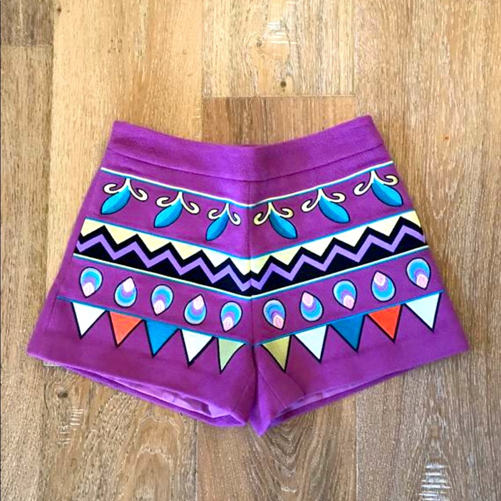 Embroidered BOHO Shorts
